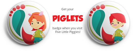 Piglets badges