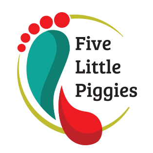 Five Little Piggies Logo